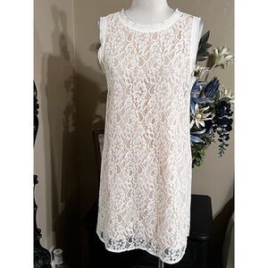 Joie Sleeveless A-Line Lace Dress Size Small